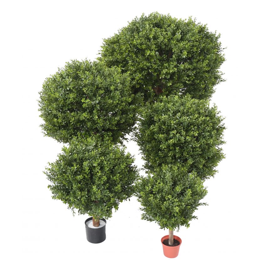 BUXUS KOULE RED DAY UV, 60cm