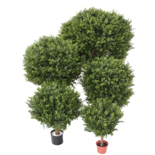 BUXUS KOULE RED DAY UV, 82cm